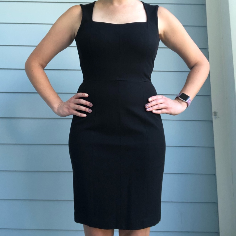 Banana Republic black Sloan dress